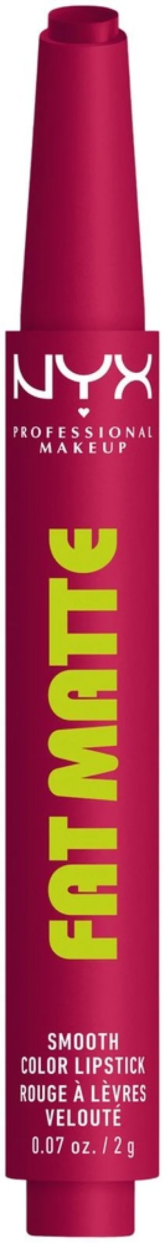 NYX Professional Makeup Fat Matte Slick Click -huulipuna 8 ml