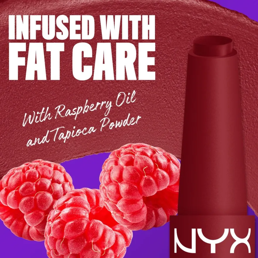 NYX Professional Makeup Fat Matte Slick Click -huulipuna 8 ml