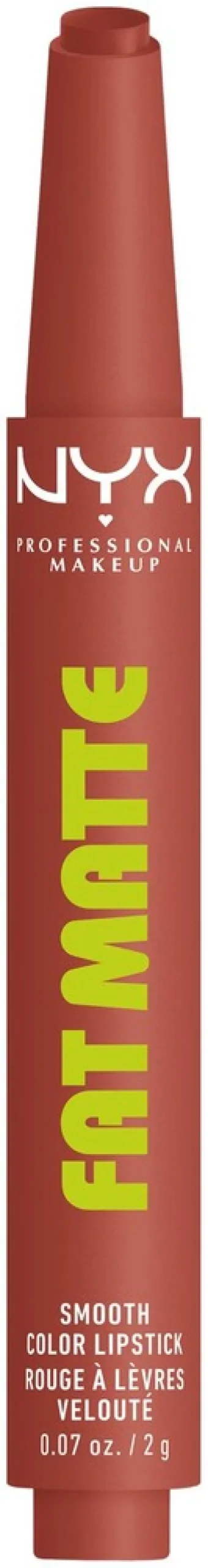 NYX Professional Makeup Fat Matte Slick Click -huulipuna 8 ml