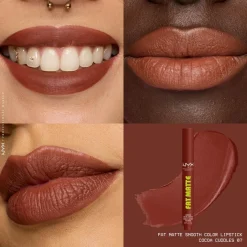 NYX Professional Makeup Fat Matte Slick Click -huulipuna 8 ml