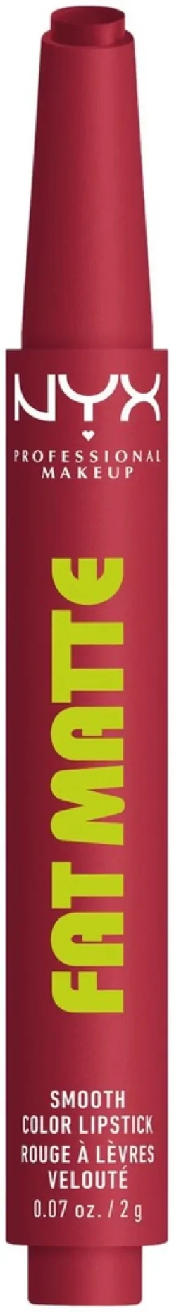 NYX Professional Makeup Fat Matte Slick Click -huulipuna 8 ml