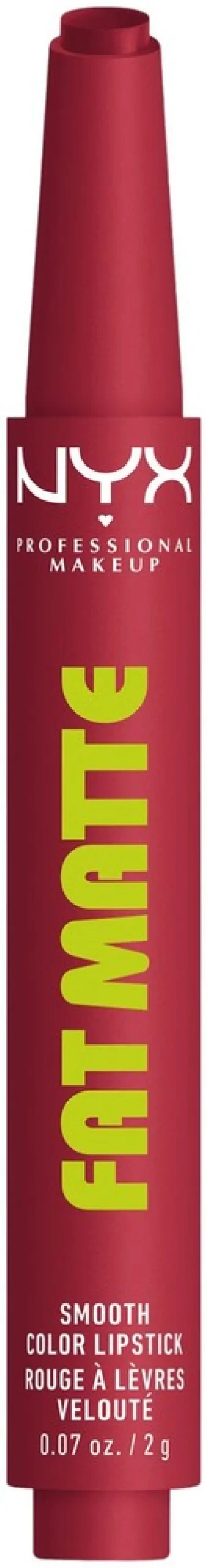 NYX Professional Makeup Fat Matte Slick Click -huulipuna 8 ml