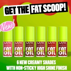 NYX Professional Makeup Fat Oil Lip Drip Gloss huulikiilto 4,8 ml