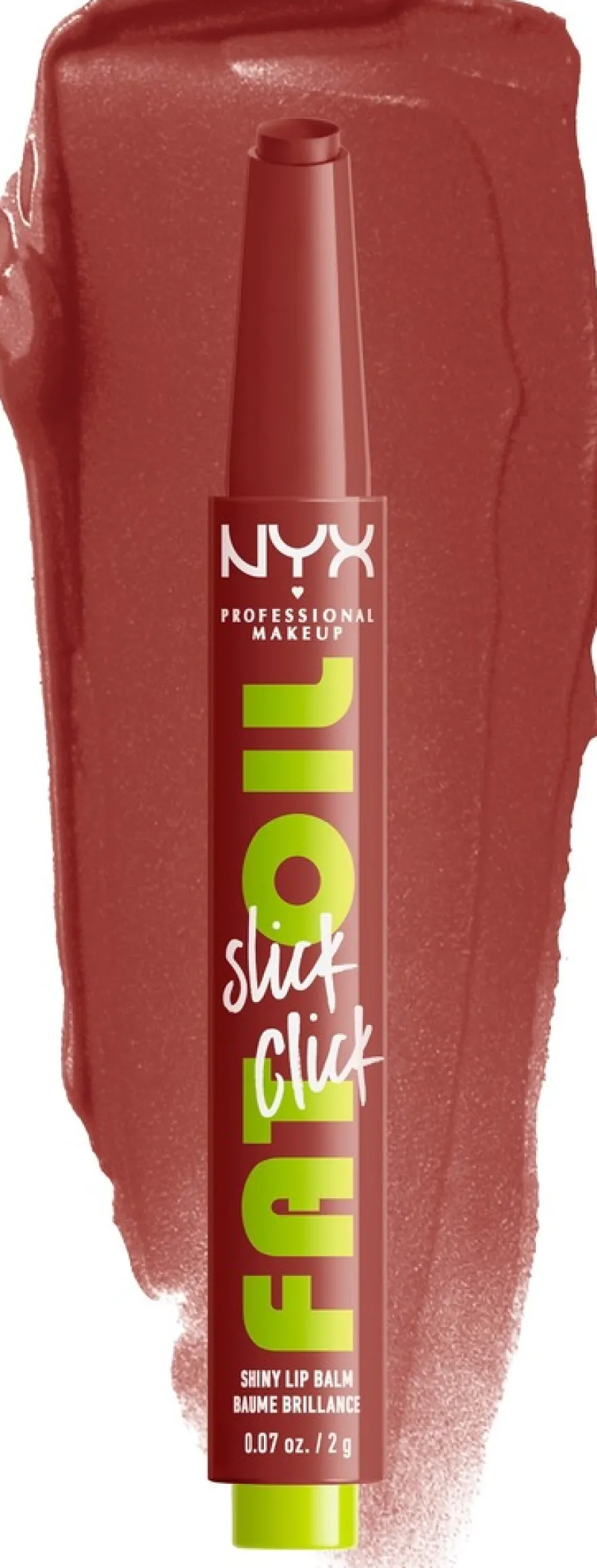 NYX Professional Makeup Fat Oil Slick Stick sävyttävä huulivoide 2,3 ml