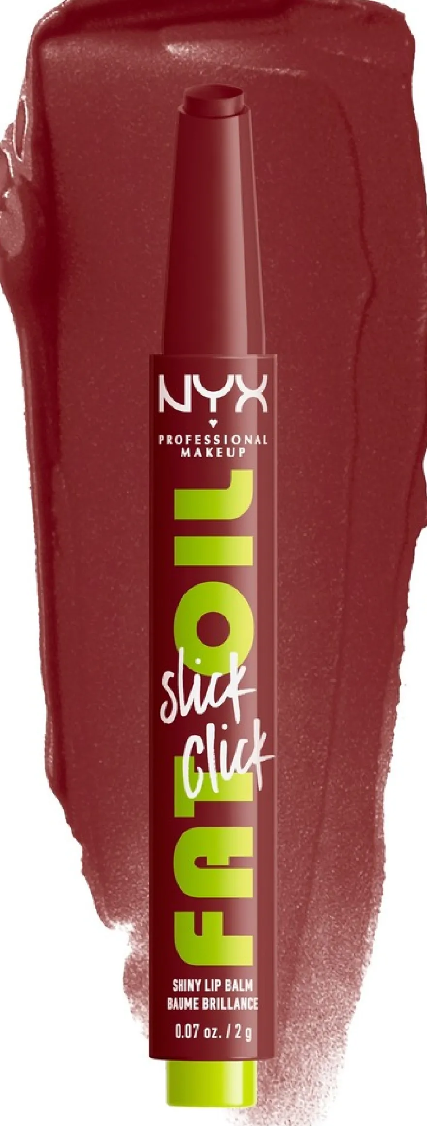 NYX Professional Makeup Fat Oil Slick Stick sävyttävä huulivoide 2,3 ml