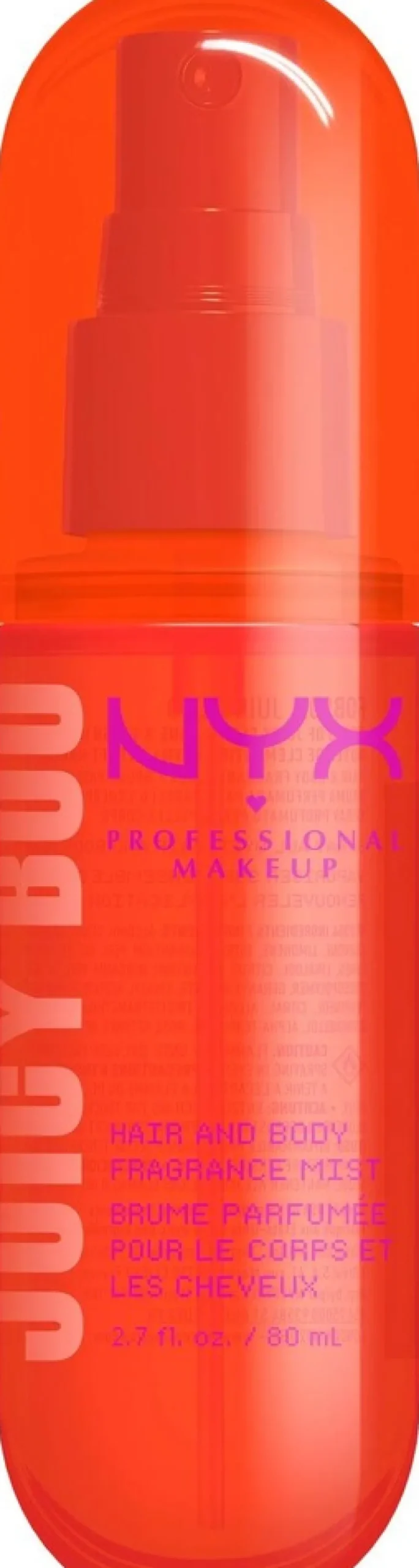 NYX Professional Makeup Fat Oil Body Fragrance Mist Juicy Bae vartalotuoksu 80 ml
