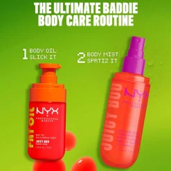 NYX Professional Makeup Fat Oil Body Fragrance Mist Juicy Bae vartalotuoksu 80 ml