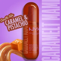NYX Professional Makeup Fat Oil Body Fragrance Mist Caramelt Mami vartalotuoksu 80 ml