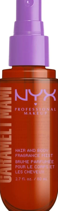 NYX Professional Makeup Fat Oil Body Fragrance Mist Caramelt Mami vartalotuoksu 80 ml