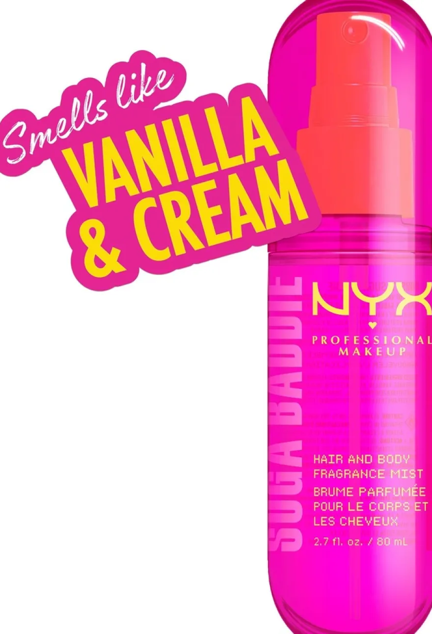 NYX Professional Makeup Fat Oil Body Fragrance Mist Suga Baddie vartalotuoksu 80 ml