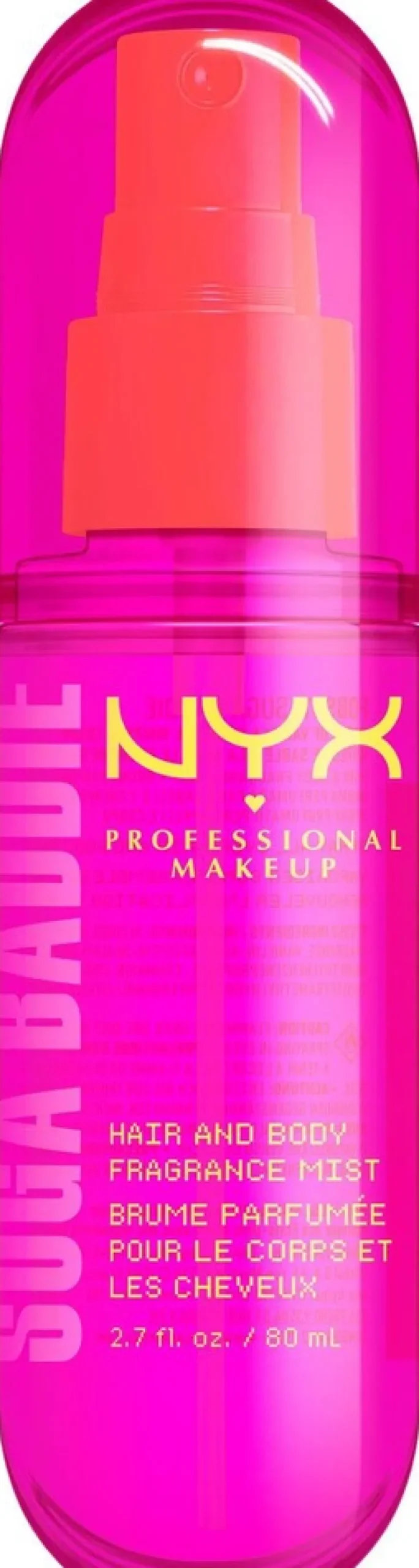 NYX Professional Makeup Fat Oil Body Fragrance Mist Suga Baddie vartalotuoksu 80 ml