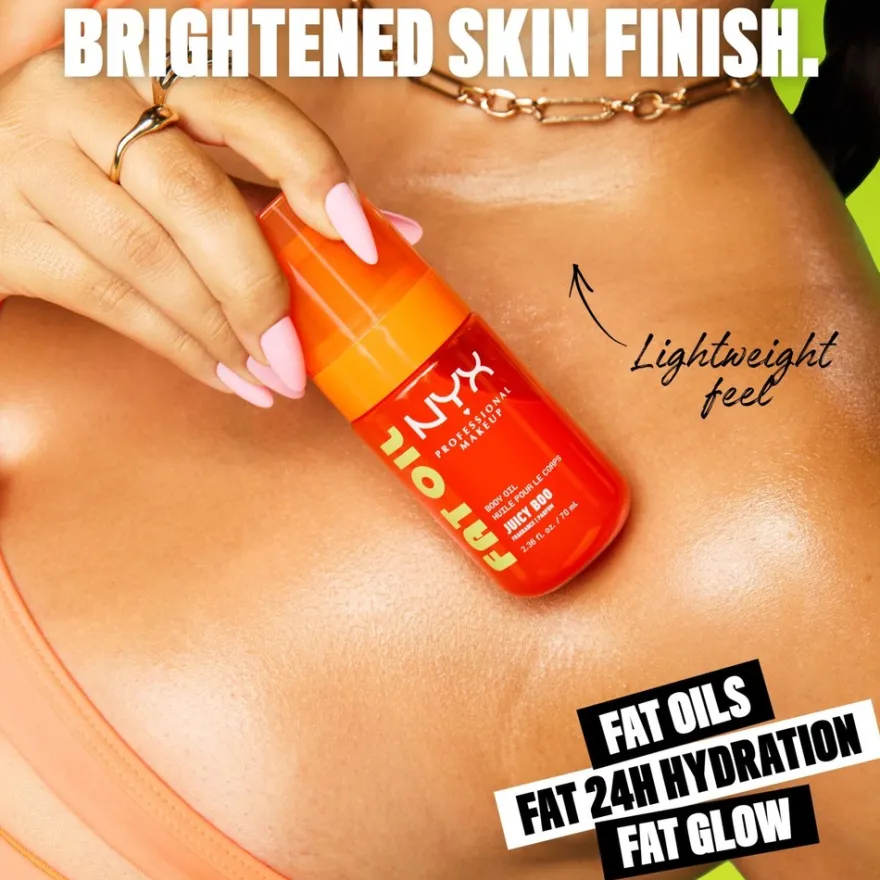 NYX Professional Makeup Fat Oil Body Oil Orange vartaloöljy 70 ml
