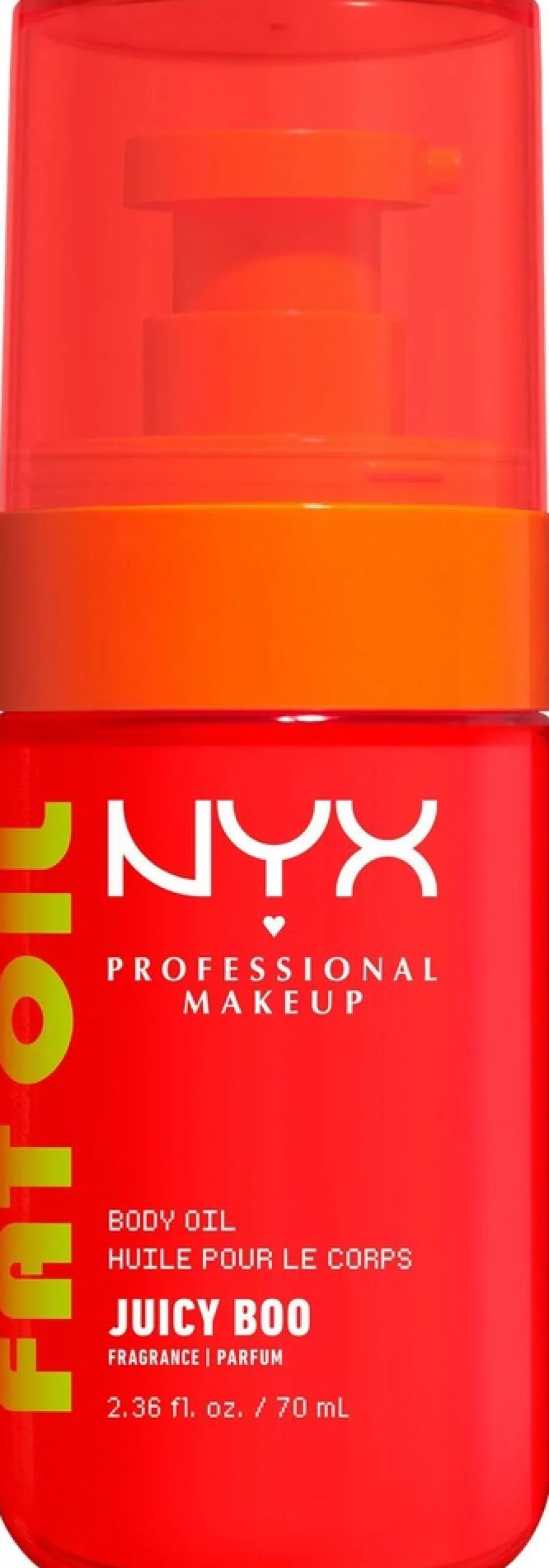NYX Professional Makeup Fat Oil Body Oil Orange vartaloöljy 70 ml
