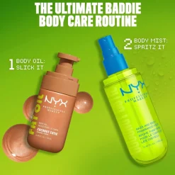 NYX Professional Makeup Fat Oil Body Oil Champagne Shimmer vartaloöljy 70 ml