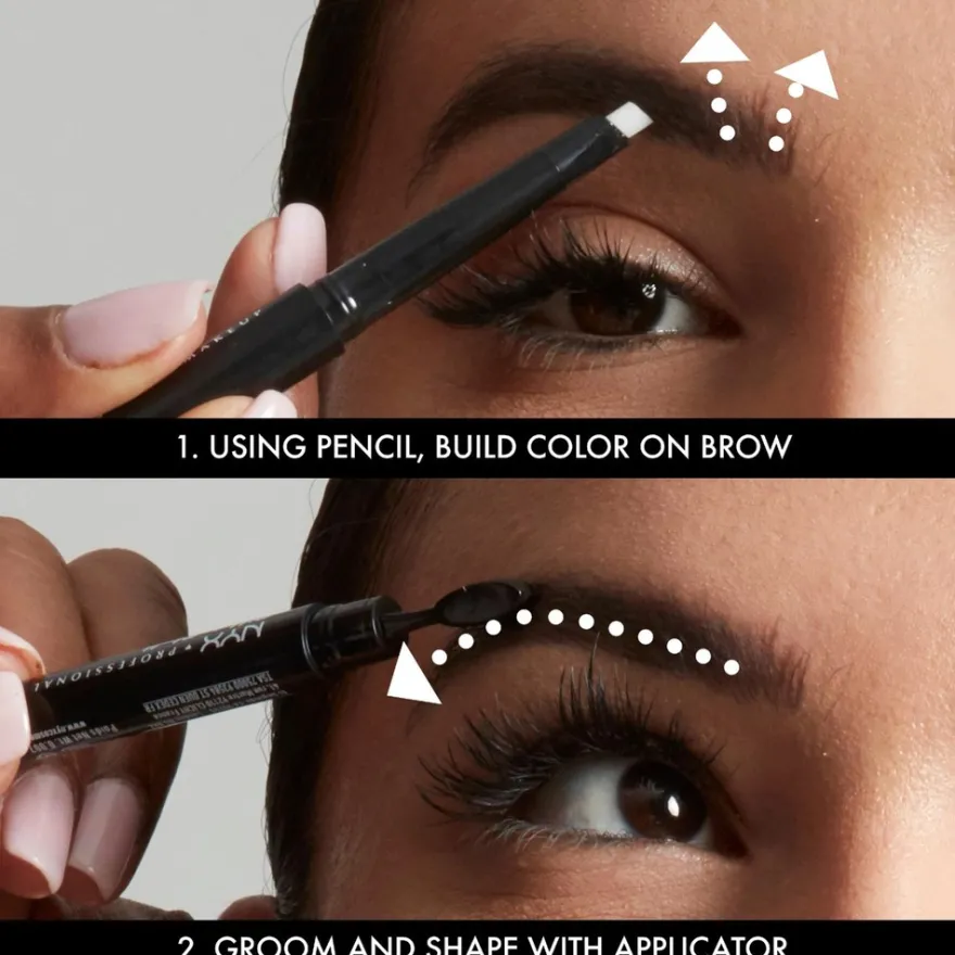 NYX Professional Makeup Fill & Fluff Eyebrow Pomade Pencil kulmakynä 0,2g