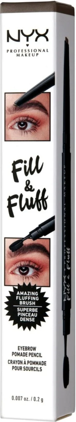 NYX Professional Makeup Fill & Fluff Eyebrow Pomade Pencil kulmakynä 0,2g