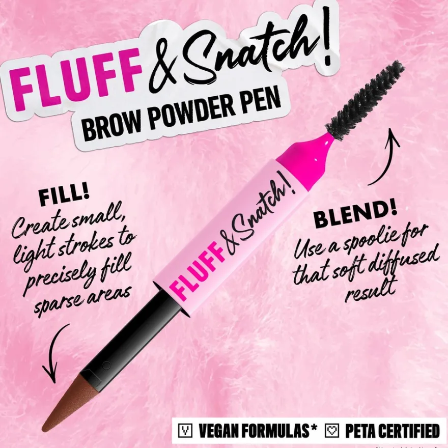 NYX Professional Makeup Fluff N Snatch Brow Powder Pen -kulmapuuterikynä 1 g