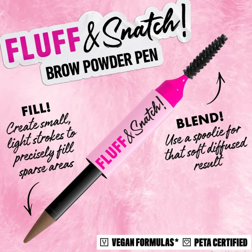 NYX Professional Makeup Fluff N Snatch Brow Powder Pen -kulmapuuterikynä 1 g