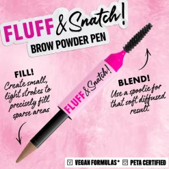 NYX Professional Makeup Fluff N Snatch Brow Powder Pen -kulmapuuterikynä 1 g