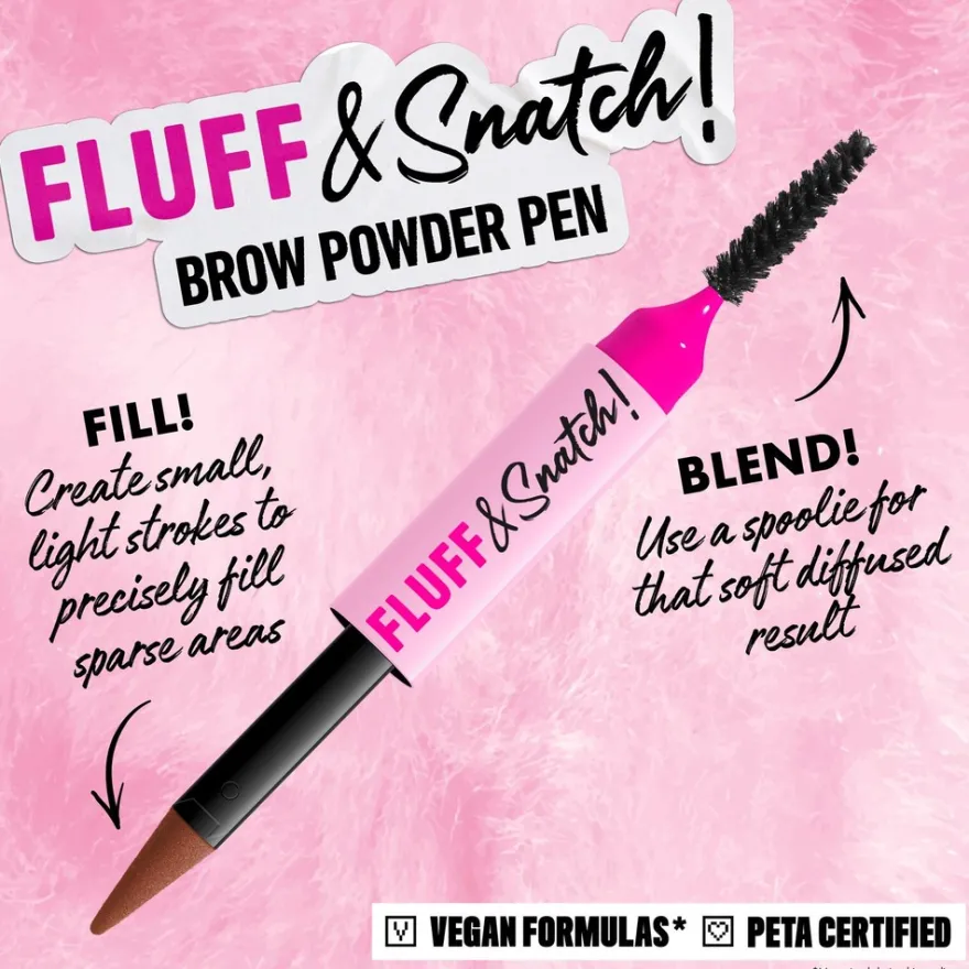 NYX Professional Makeup Fluff N Snatch Brow Powder Pen -kulmapuuterikynä 1 g
