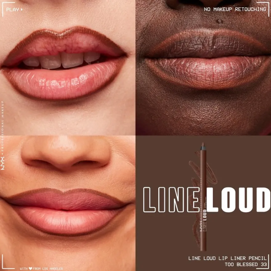 NYX Professional Makeup Line Loud Lip Pencil huultenrajauskynä 1,2 g