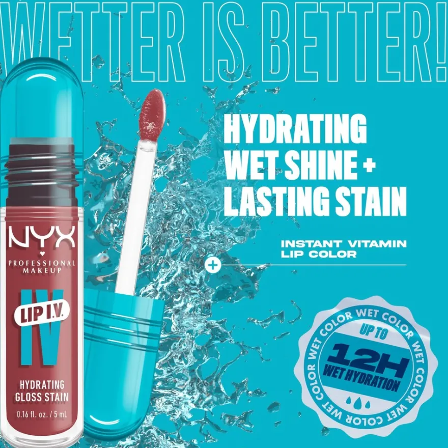NYX Professional Makeup Lip I.V. Lip Gloss -huulikiilto 5 ml