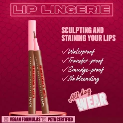 NYX Professional Makeup Lip Lingerie Liner Stain -huultenrajauskynä 1 ml