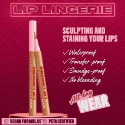 NYX Professional Makeup Lip Lingerie Liner Stain -huultenrajauskynä 1 ml
