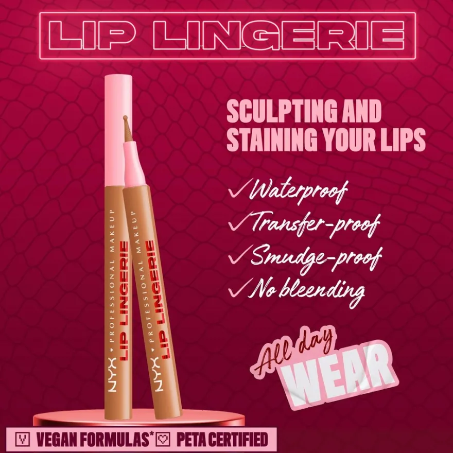 NYX Professional Makeup Lip Lingerie Liner Stain -huultenrajauskynä 1 ml