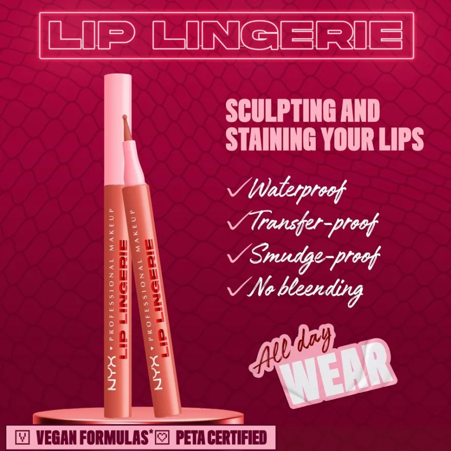 NYX Professional Makeup Lip Lingerie Liner Stain -huultenrajauskynä 1 ml