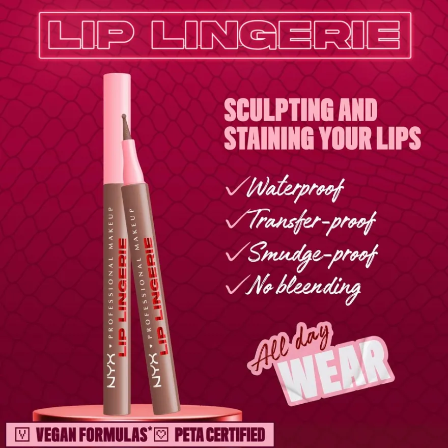 NYX Professional Makeup Lip Lingerie Liner Stain -huultenrajauskynä 1 ml