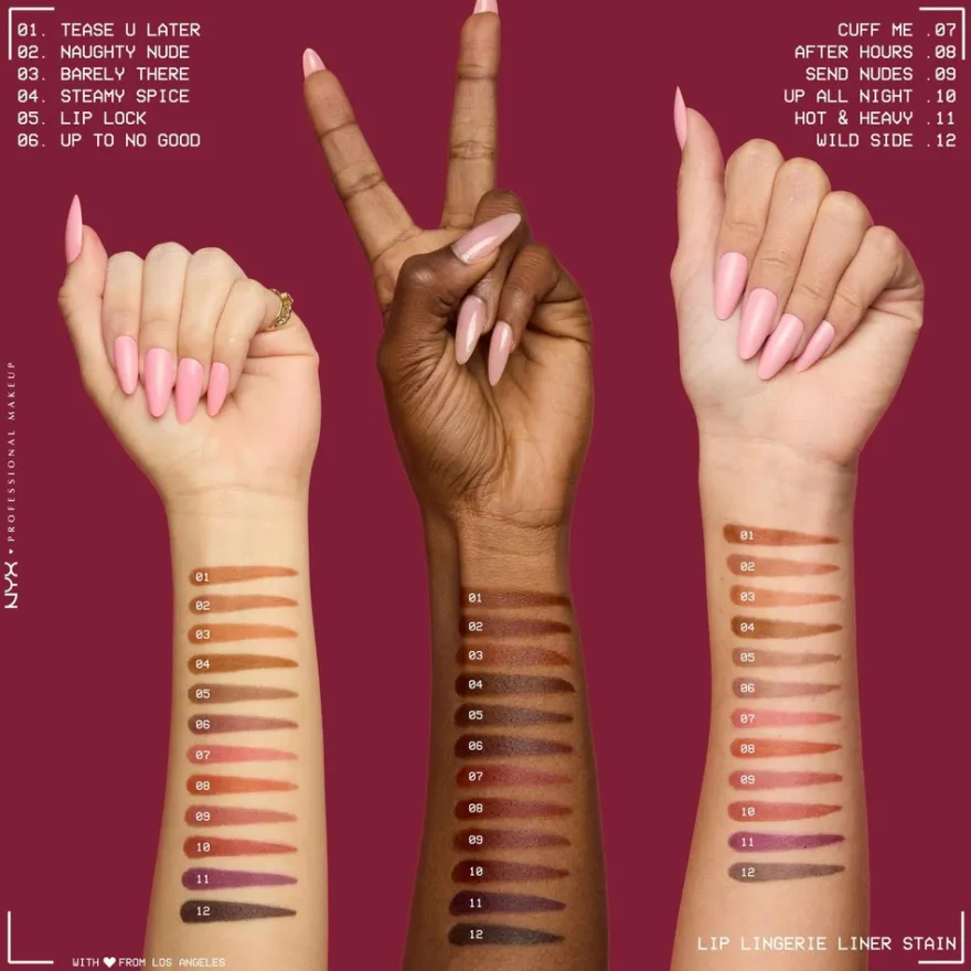 NYX Professional Makeup Lip Lingerie Liner Stain -huultenrajauskynä 1 ml