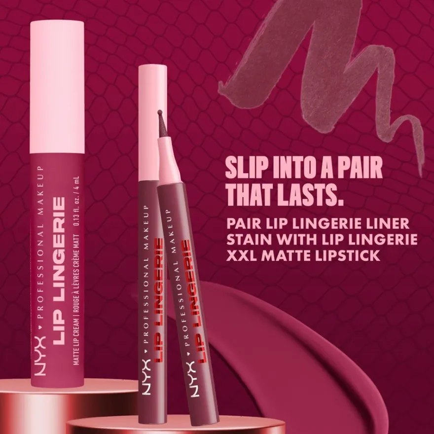 NYX Professional Makeup Lip Lingerie Liner Stain -huultenrajauskynä 1 ml