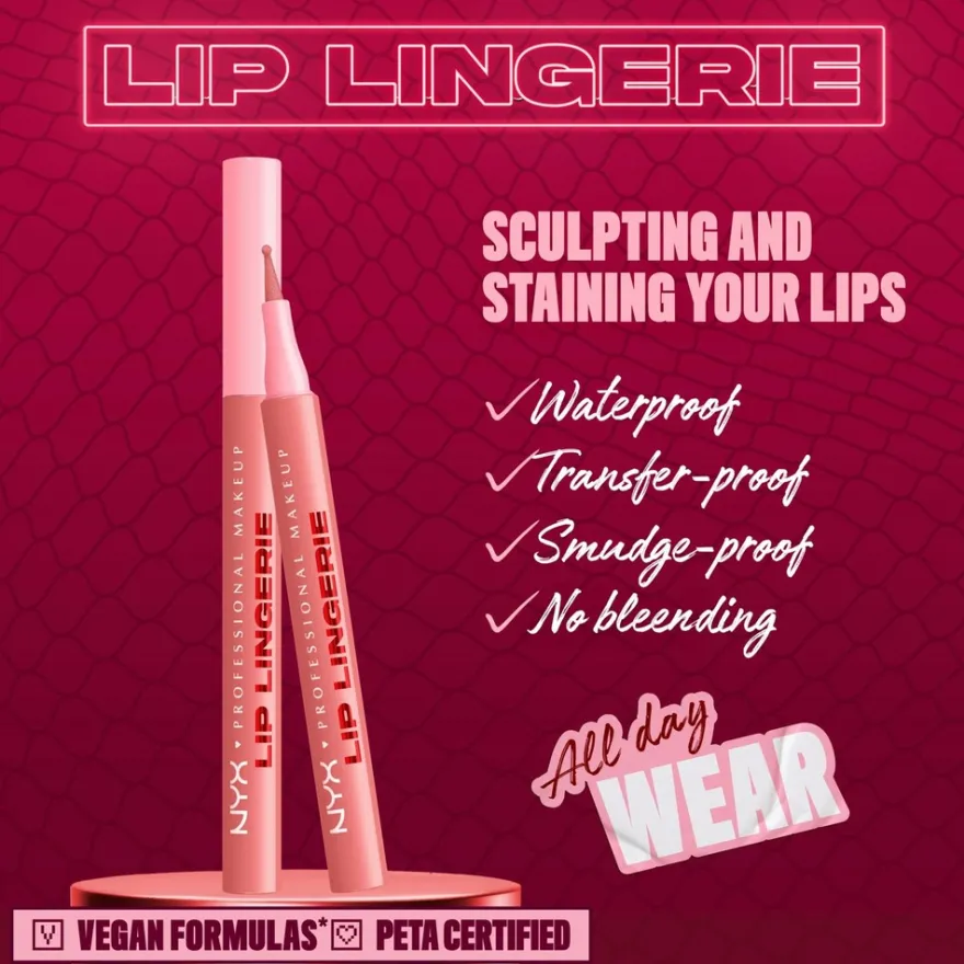 NYX Professional Makeup Lip Lingerie Liner Stain -huultenrajauskynä 1 ml