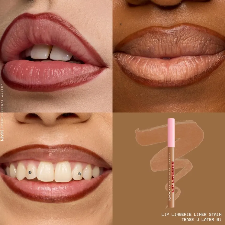 NYX Professional Makeup Lip Lingerie Liner Stain -huultenrajauskynä 1 ml