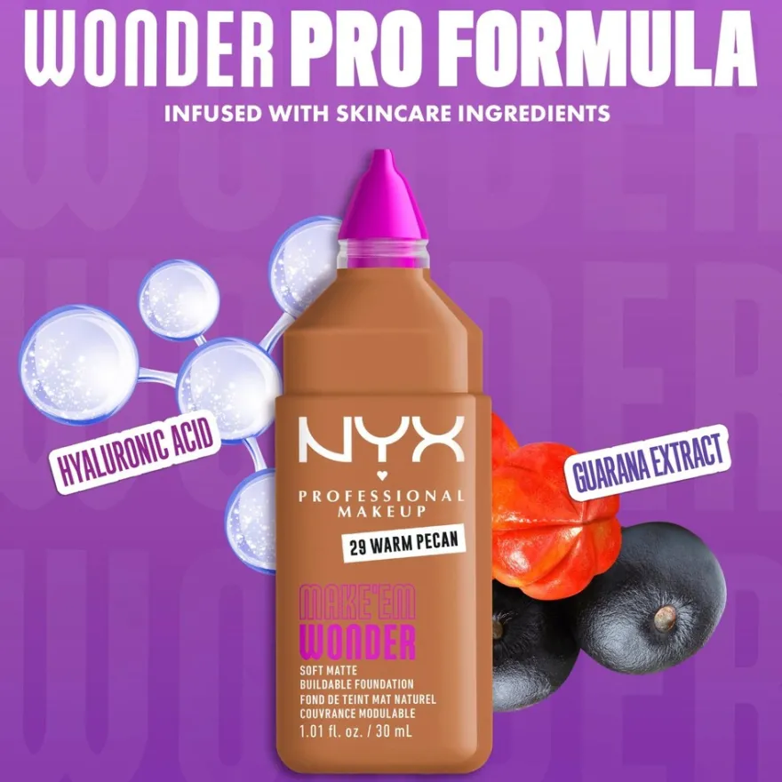 NYX Professional Makeup Make Em Wonder -meikkivoide 30 ml