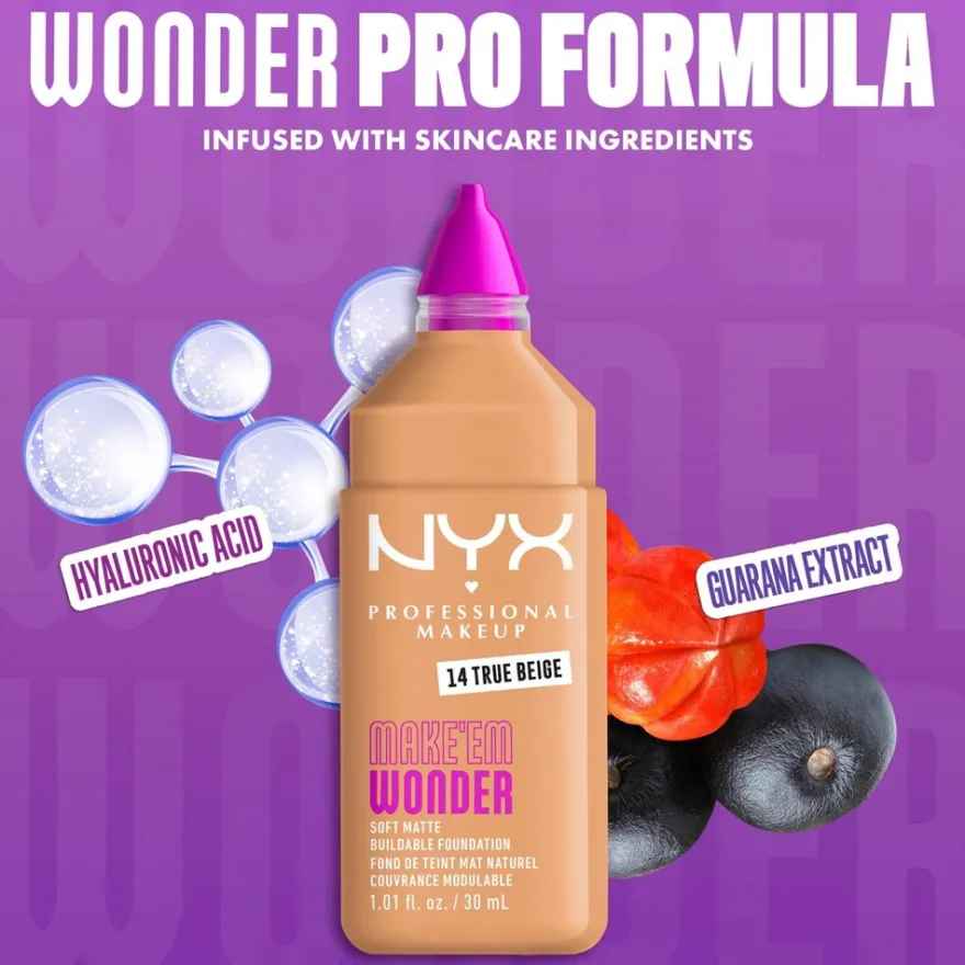 NYX Professional Makeup Make Em Wonder -meikkivoide 30 ml