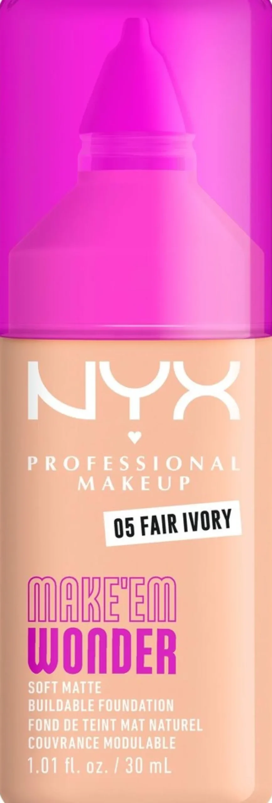 NYX Professional Makeup Make Em Wonder -meikkivoide 30 ml