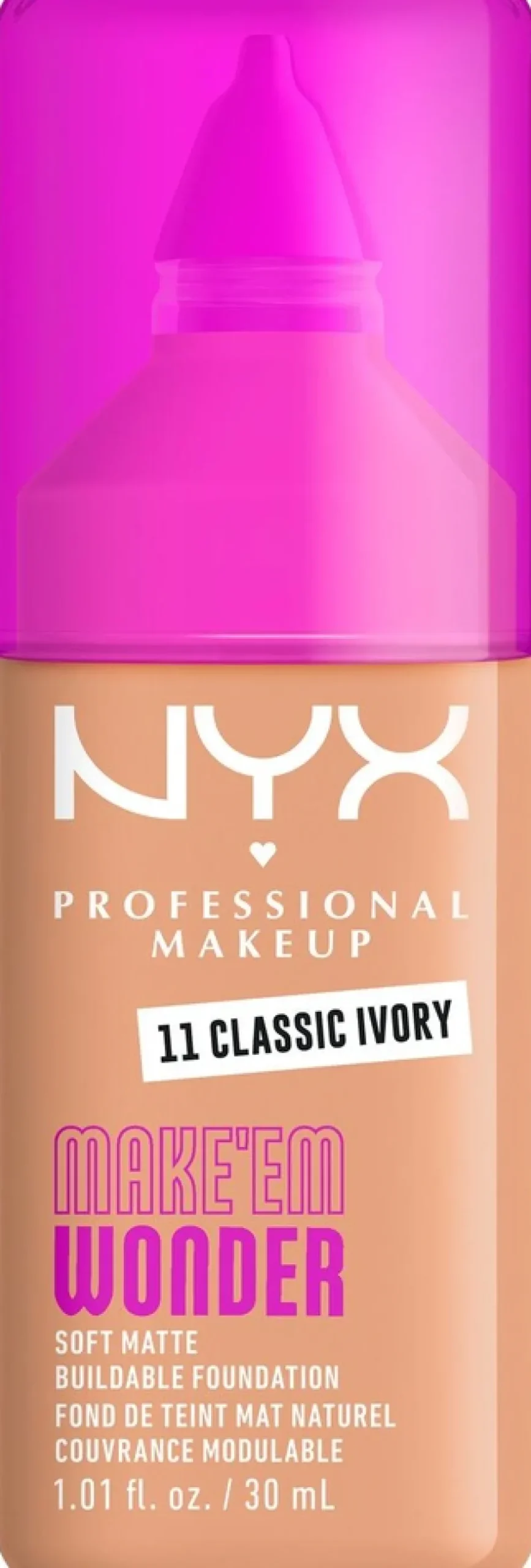 NYX Professional Makeup Make Em Wonder -meikkivoide 30 ml