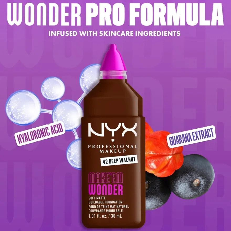 NYX Professional Makeup Make Em Wonder -meikkivoide 30 ml