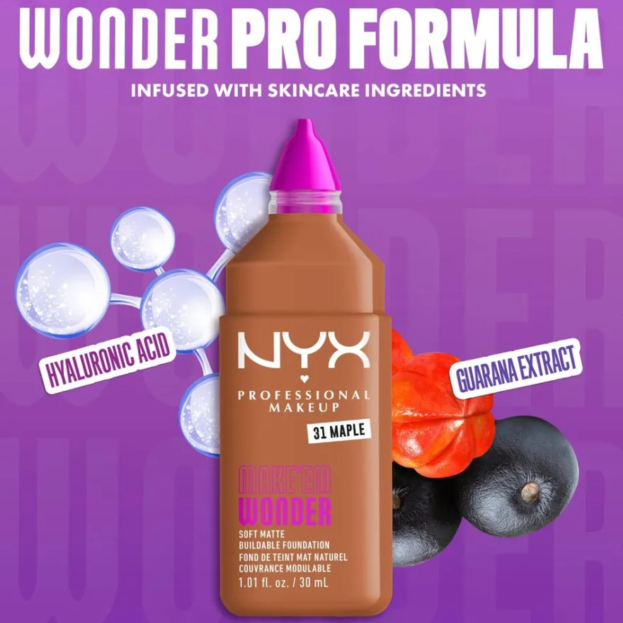 NYX Professional Makeup Make Em Wonder -meikkivoide 30 ml