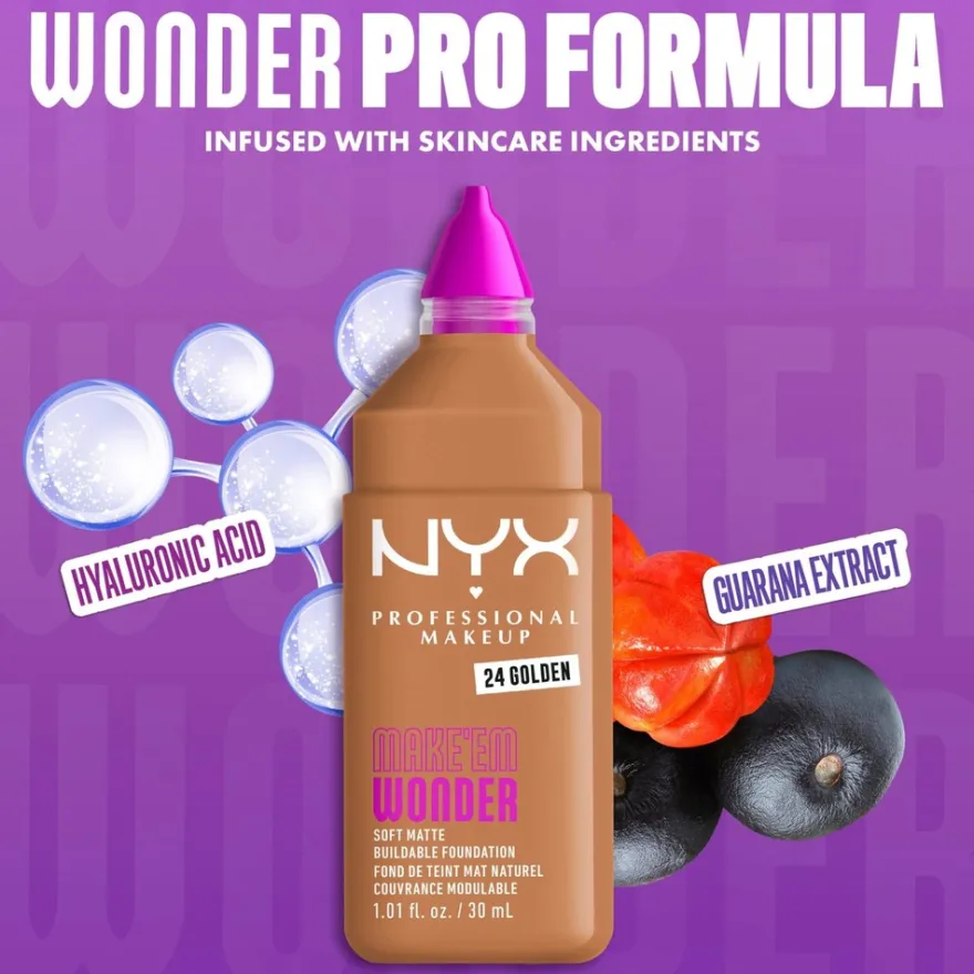 NYX Professional Makeup Make Em Wonder -meikkivoide 30 ml