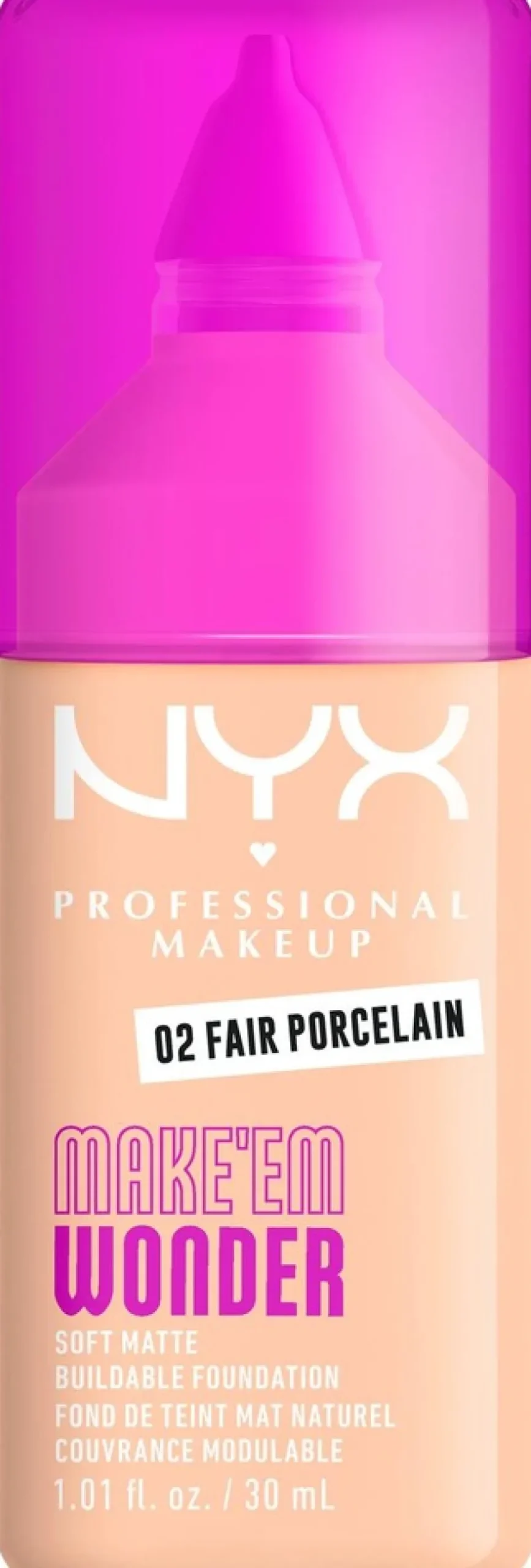 NYX Professional Makeup Make Em Wonder -meikkivoide 30 ml