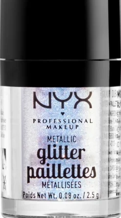 NYX Professional Makeup Metallic Glitter kimalle 2,5 g