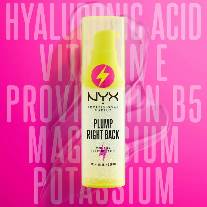 NYX Professional Makeup Plump Right Back Primer + Serum meikinpohjustusvoide 30 ml