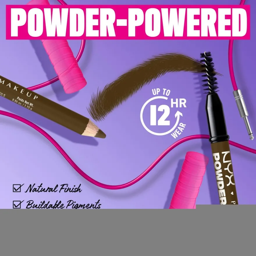 NYX Professional Makeup Powder Louder kulmakynä 1,15 g