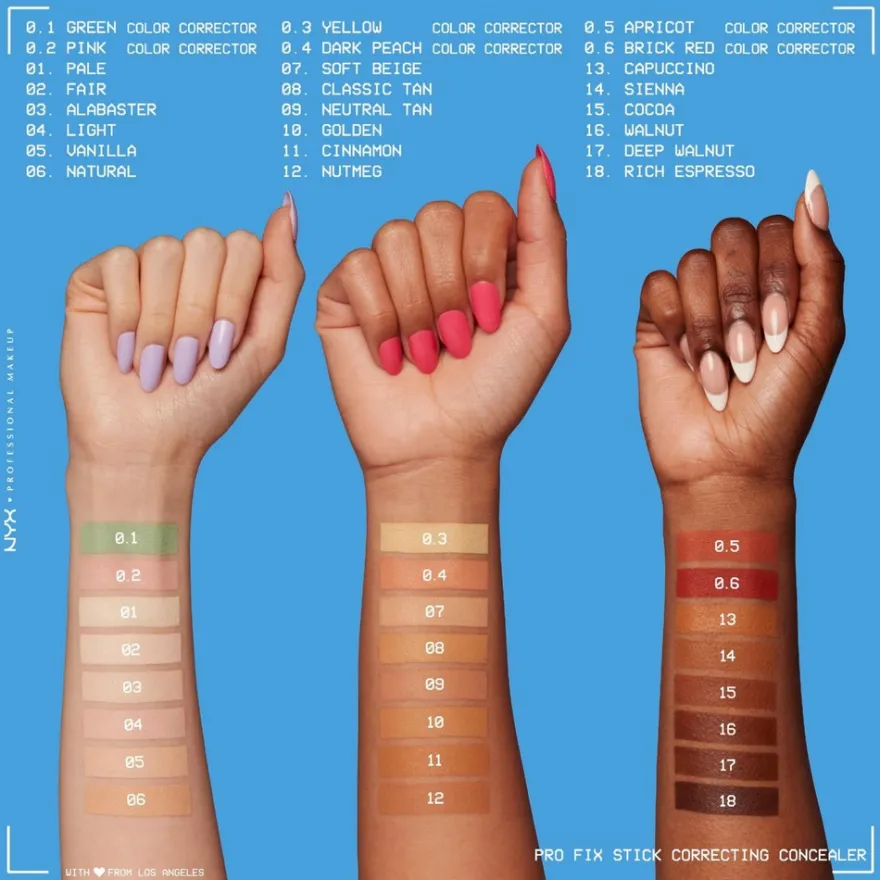 NYX Professional Makeup Pro Fix Stick Concealer peitepuikko 1,6 g