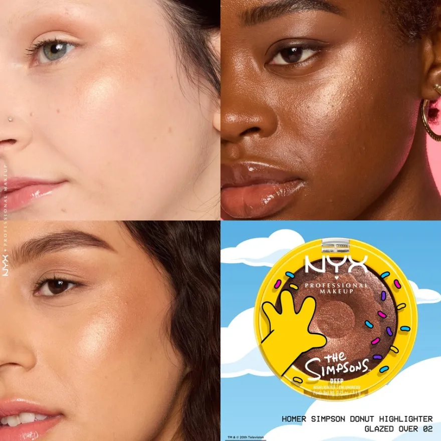 NYX Professional Makeup Simpsons Donut Highlighter korostusväri 7 g