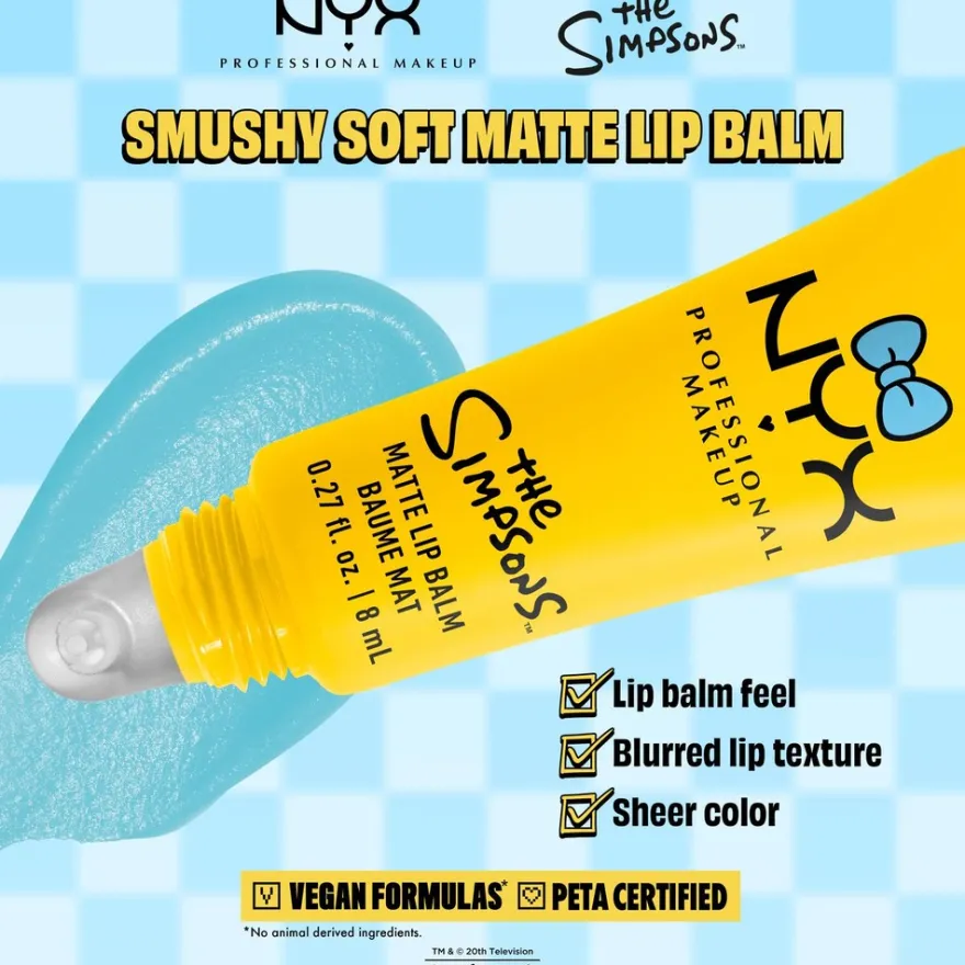 NYX Professional Makeup Simpsons Smushy Matte Lip Balm huulipuna 8 ml
