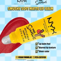 NYX Professional Makeup Simpsons Smushy Matte Lip Balm huulipuna 8 ml